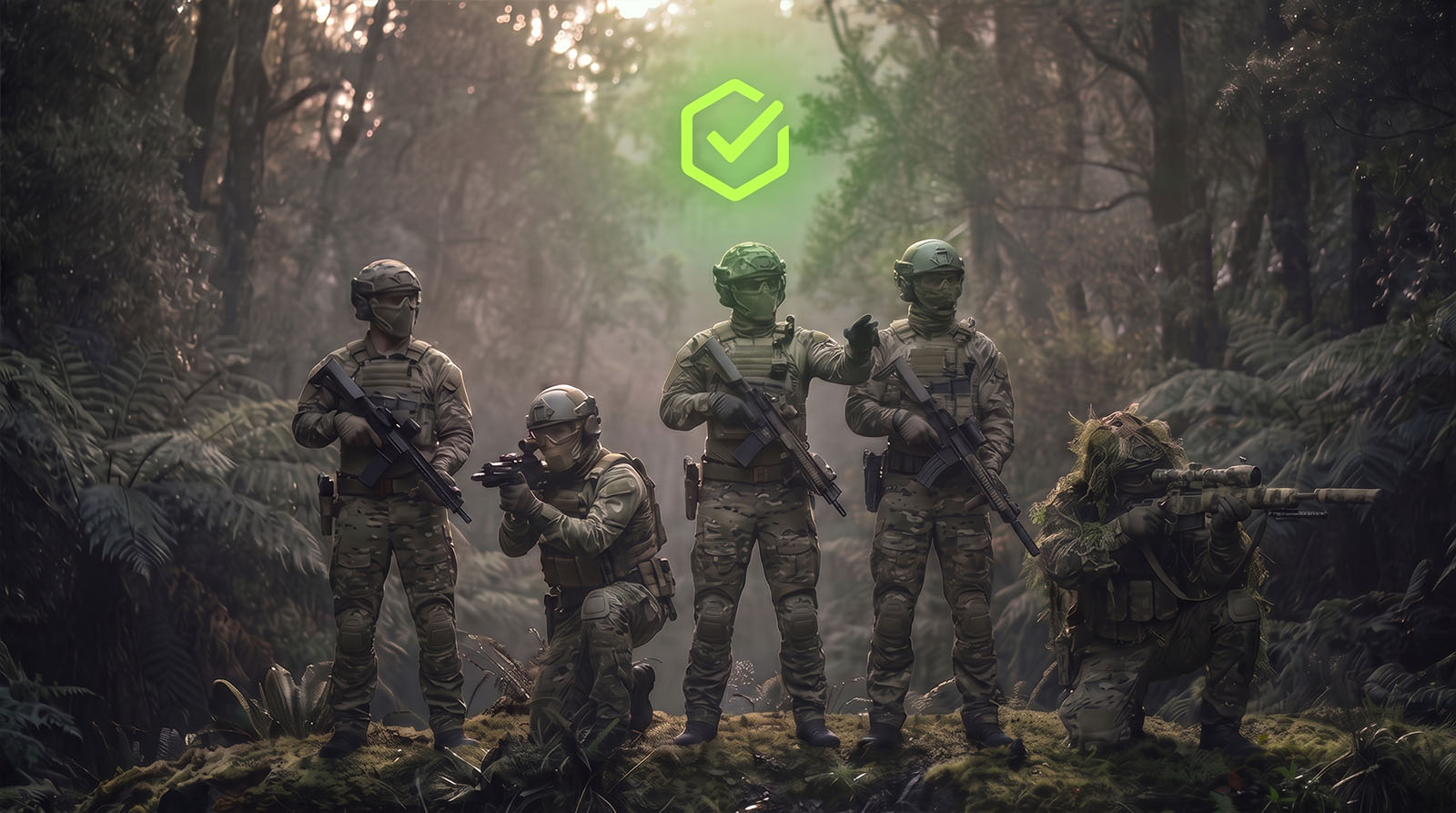 A New Zealand airsoft club team